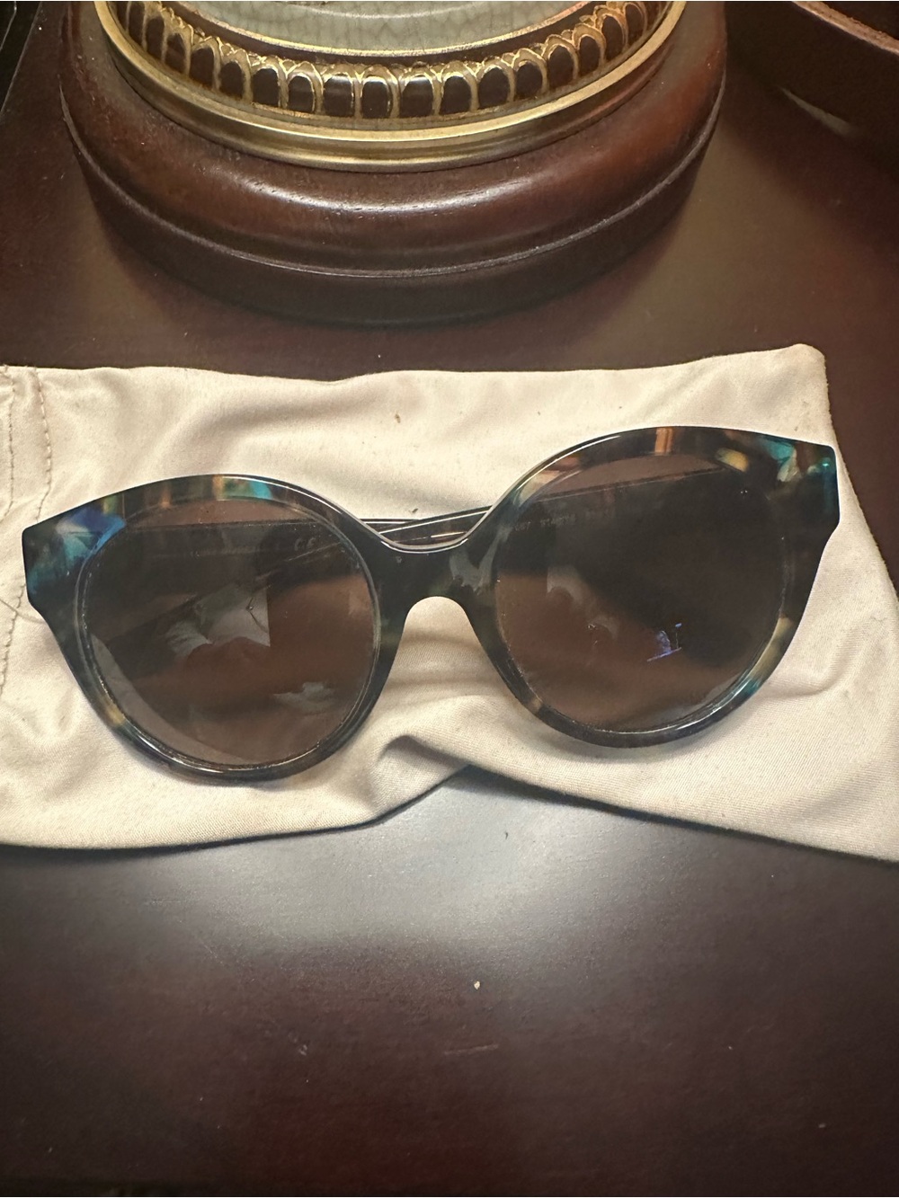 Tory Burch polarized tortoise sunglasses